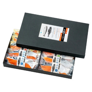 大槌サーモン祭り【12ヶ月定期】【すごい品掲載】数量限定 国産 希少 大槌 ご当地サーモン 銀鮭 詰合せ (10切入) 特産 大槌限定 魚 魚貝 