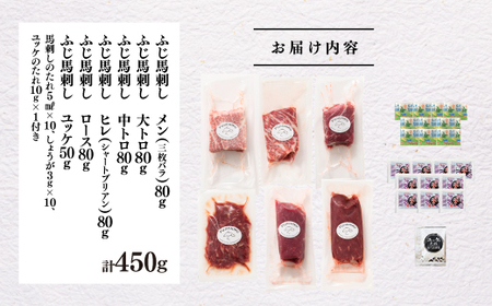 「本場・熊本」霜降り馬刺しと赤身の贅沢6種セット						