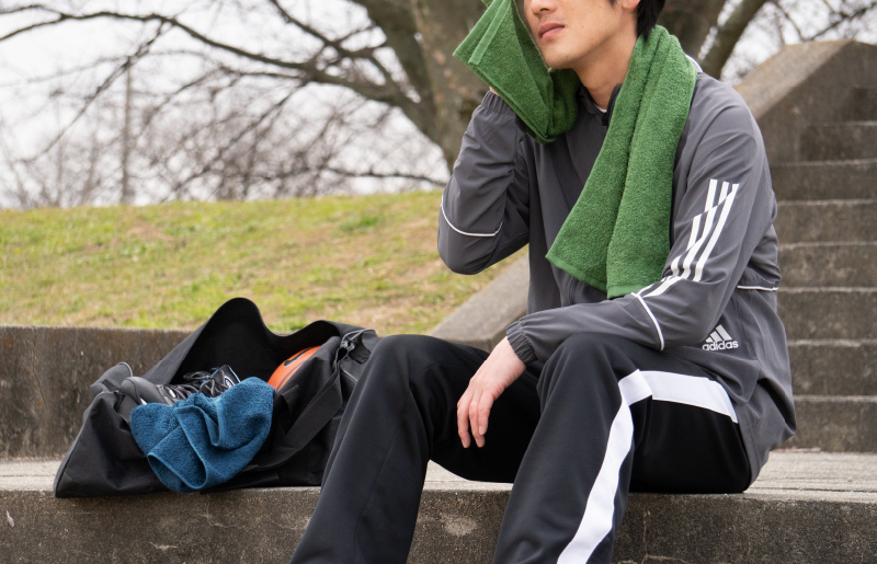 【スピード発送】サウナハットとミニバスタオルセット（カーキとモスグリーン） G3540