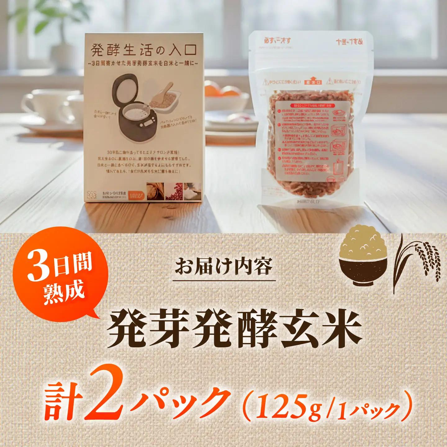 【発酵生活の入口】 3日間寝かせた 発芽発酵玄米ごはん 2食入 VBJ028 発酵ごはん
