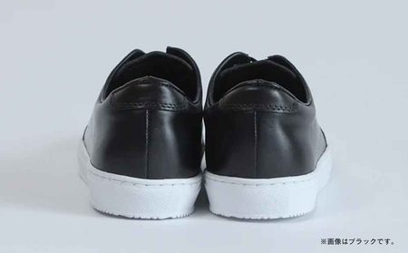 千手染レザースニーカー MO-1901 (カラー：ブラック、サイズ：25.0cm)
