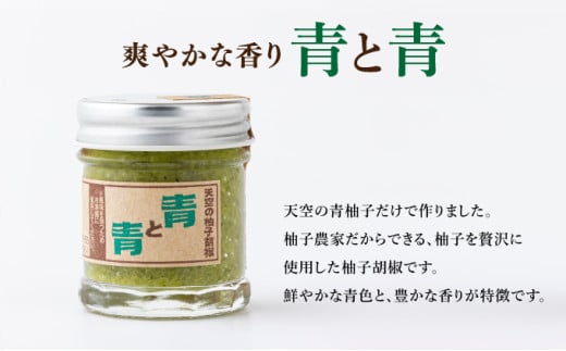 天空の柚子胡椒「青と青」35ｇ×5本セット