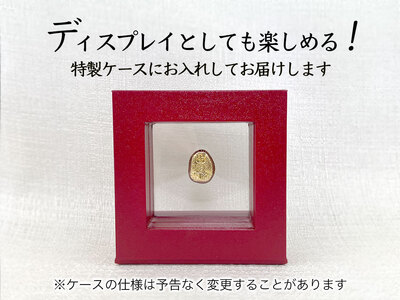 5-174 純金製（Ｋ２４）　甲州金　レプリカ　武田氏時代の貨幣　『露一両金』