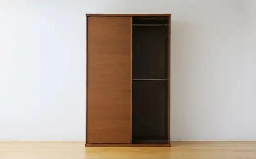 LECCE レッチェ 120 ワードローブ ウォルナット 【 10年保証 】 天然木 収納 ハンガー クローゼット 家具 収納家具 洋服収納 洋服ラック 洋服タンス クローゼット コートハンガー ハン