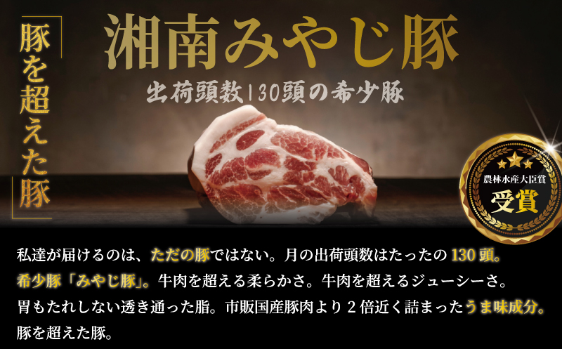 希少ブランド豚『みやじ豚 しゃぶしゃぶ用 セット バラ・モモ(900g)』(冷蔵・生肉) A1 ※お届け日指定不可