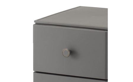 収納チェスト　ルームス　コンベッソ　344　4段　ダークグレー【012S013】