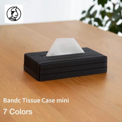 ふるさと納税 奥州市 暮らしを彩る道具 バンドシー ティッシュケース mini ブラック [AR088]