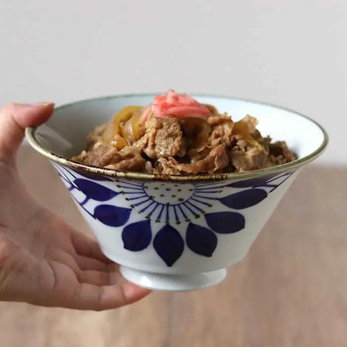 【波佐見焼】おまかせ丼 どんぶり ブルーメ 食器 皿 【翔芳窯】 [FE173]  波佐見焼