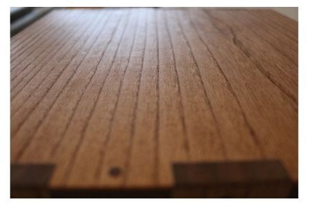 熟練桐たんす職人が手作りした三段小引出（オイル塗装）　【11246-0135】