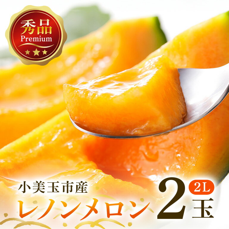 【ふるさと納税】【数量限定・期間限定】おみたまレノンメロン（赤肉）2玉 メロン 秀品 茨城県産 めろん お中元 ギフト プレゼント 贈答 6月中旬以降順次発送 52-D