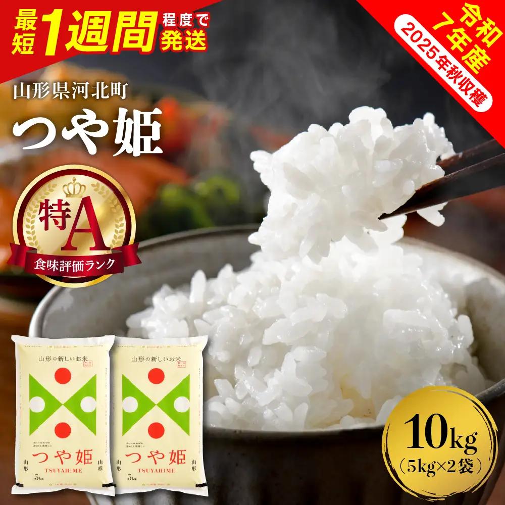 米 つや姫 10kg 令和7年産 最短1週間発送 山形県産 米 つや姫