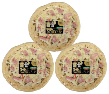 カニピザセット (135g・4枚) 蟹 かに 海藻 ピザ カニ カニみそ ズワイガニ 冷凍ピザ ピッツァ ピザ生地 チーズ おやつ おつまみ 惣菜 冷凍【sm-AV003】【元気亭ぐるーぷ】