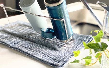 すっきり暮らすセット（浅型+ジャグボトル） 水切りかご ステンレス 食洗機対応 燕三条製 [ビーワーススタイル] 【016S085】