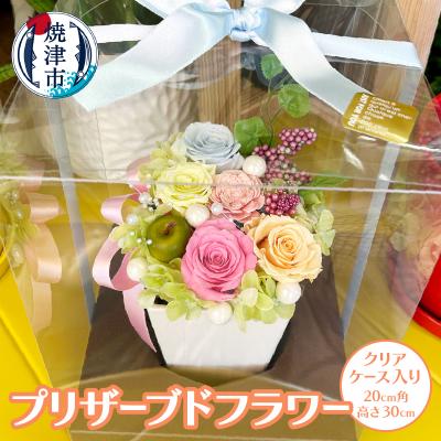 ふるさと納税 焼津市 プリザーブドフラワー【クリアケース入り】(a17-068)