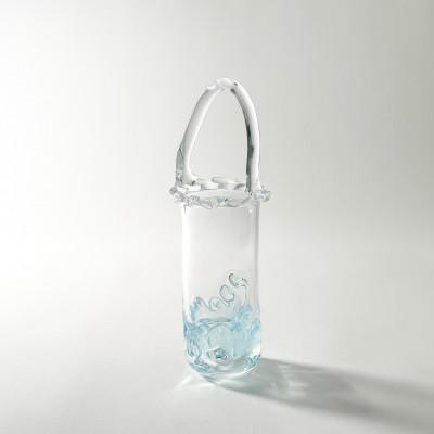 ふるさと納税 九十九里町 【70周年記念】【九十九里町ふるさと納税限定】Sghr スガハラ 大波 フラワーベース