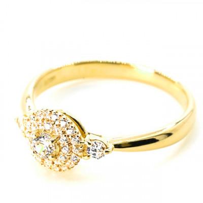 ふるさと納税 笛吹市 K18YG ダイヤモンドリング　0.26CT　R3975DI-Y #13 |  | 03