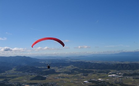 体験チケット 滋賀 伊吹山 パラグライダー 半日体験 ペア 体験 チケット ペアチケット 米原市