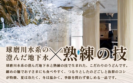 ざるうどん 2人前×3袋 （計6食）