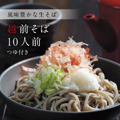 ふるさと納税 福井市 越前そば 生蕎麦 10食 つゆ付き |  | 01