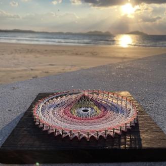 糸掛曼荼羅りん「津姫命～タギツヒメ」【糸掛人 MOKO】_HA0802