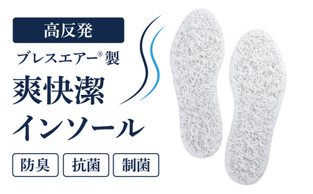 高反発ブレスエアー製「インソール」 近江化成工業株式会社 滋賀県 東近江市 O-D04 高通気 洗える 蒸れない 防臭 抗菌 制菌 衝撃吸収 足裏快適 靴中サラサラ ムレ対策 水虫予防 足のニオイ軽減 スニーカー ブーツ 長靴 革靴 安全靴 立ち仕事 スポーツ