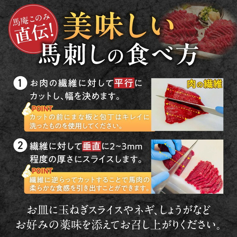 このみ桜　馬刺し　赤身上・霜降りセット　9回定期便_Tk037 赤身上･霜降りセット約250g×9回