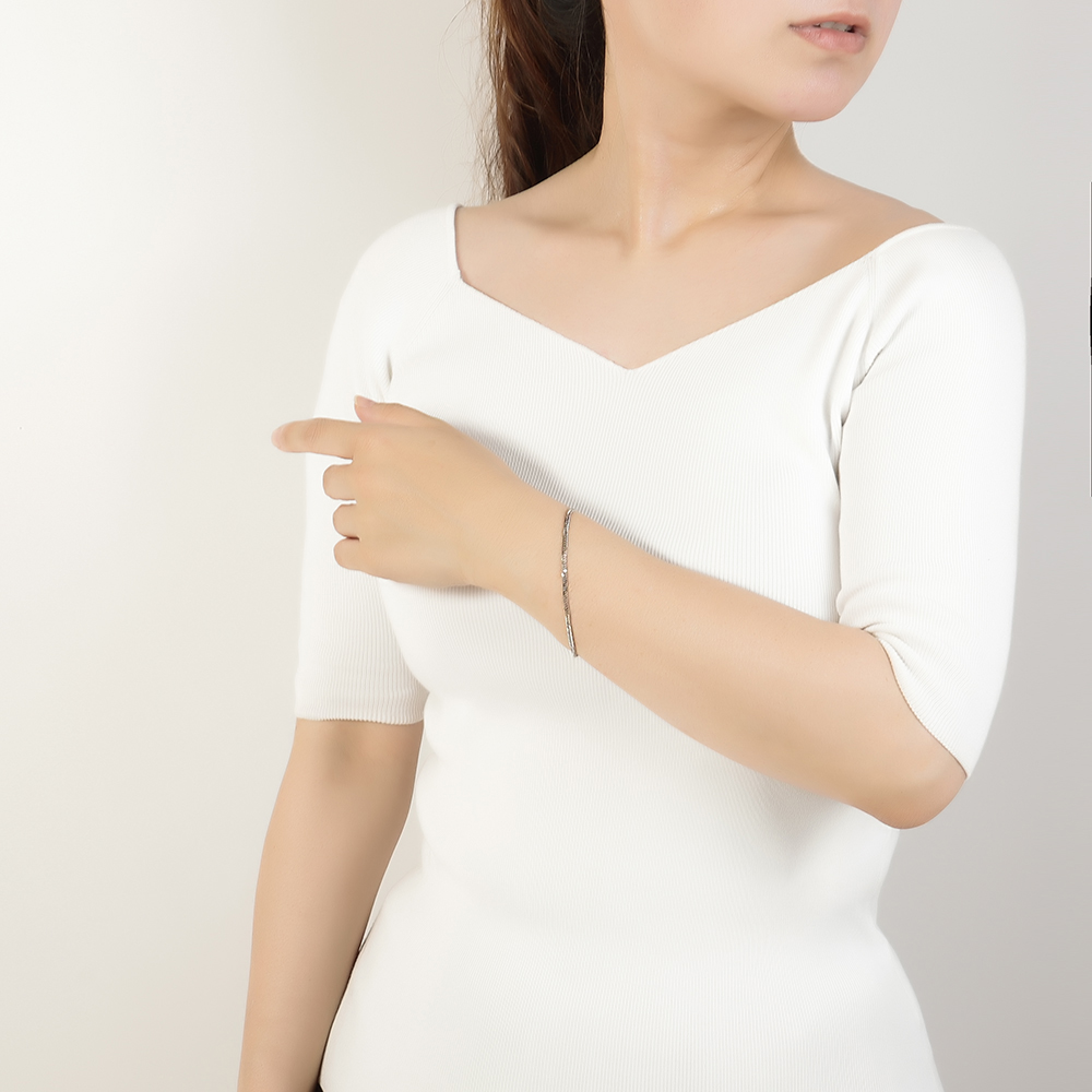 純プラチナ 2面ダブル 喜平ブレスレット 18cm純金 金 貴金属 ネックレス 装飾 希少 高級 記念 金属