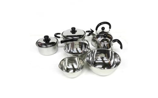 鍋・ケトル3点 & ボウル3点 & コーヒードリップポット1.2Lセット FC035081