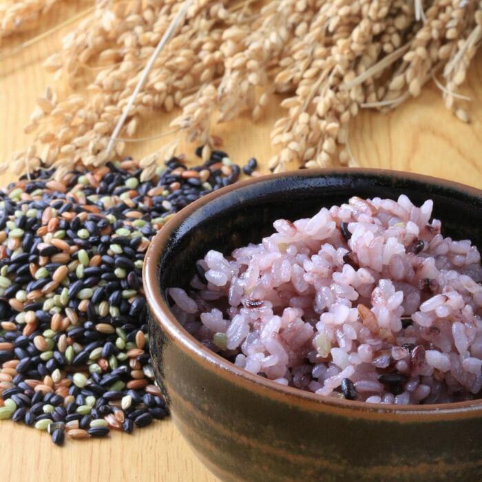 【ふるさと納税】 ≪有機JAS認証≫ 夢の谷ファーム 有機古代米 100g×16袋 計1.6kg 有機栽培 古代米 6品種 ( 黒米 2品種 赤米 3品種 緑米 1品種 ) ブレンド