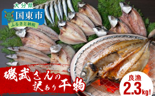 良漁2.3kg!磯武さんの訳あり干物 訳アリ セット 詰合せ 冷凍 ひもの_1020R