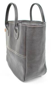 【全6色】栃木レザーのトートバッグ A4サイズ パソコン 仕事にもカジュアルにも /Tote bag 03M/ブラック/minca　361