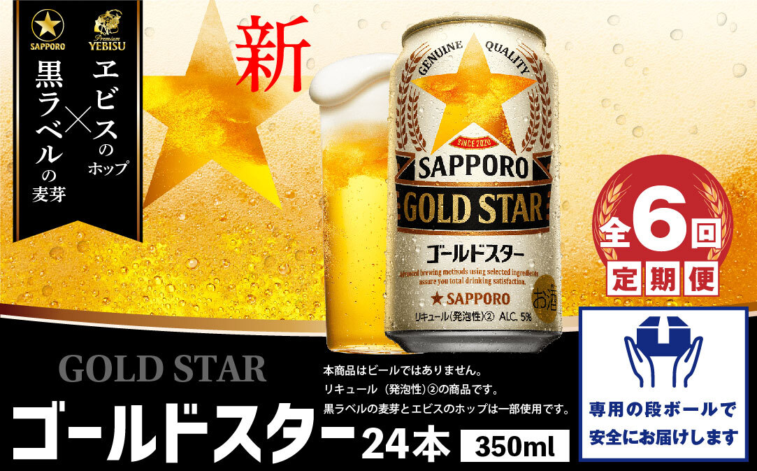 『定期便：全6回』 GOLDSTAR350ml×24本 ゴールドスター【300086】_イメージ1