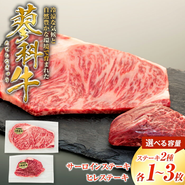 【ふるさと納税】 蓼科牛サーロインステーキ200g・ヒレステーキ120g（1～3パック） | 国産 肉 牛肉 牛 お肉 ステーキ サーロイン ヒレ セット サーロインステーキ ヒレステーキ お取り寄せ グルメ 蓼科牛 ふるさと 信州 長野県 立科町 蓼科