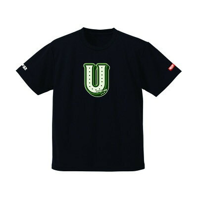 【ふるさと納税】JTTA公認　卓球ユニフォーム【男女兼用(ドライ):160サイズ】アルファベット　U　ブラック【1780395】