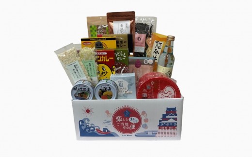 御当地まるごと小包便　石川県　Lサイズ　16品　詰め合わせ　ギフトボックス
