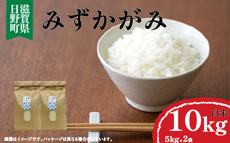 令和7年産 米 みずかがみ 白米 10㎏ ( 5kg × 2袋 ) 