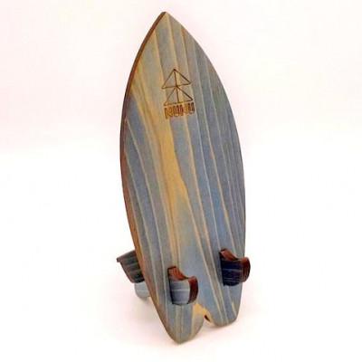 ふるさと納税 那賀町 木頭杉のスマホスタンド(Surfboard 藍染)