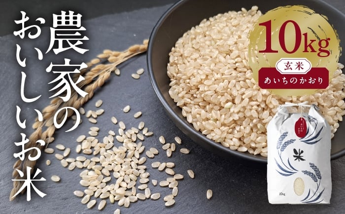 
            特別栽培米 あいちのかおり 玄米 10kg お米 ご飯 愛知県産 米 玄米 愛西市 ／ 株式会社TONORI [AECT027]
          