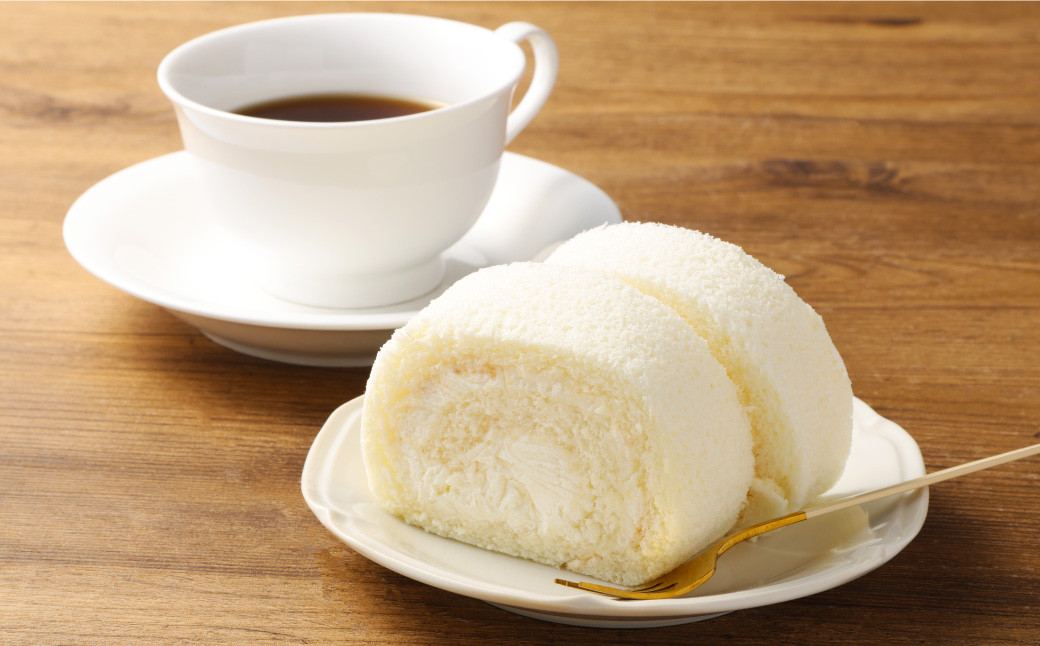 白壁ロール 2本 セット お菓子 菓子 スイーツ ロールケーキ ケーキ 冷凍 【えひめの町（超）推し！（内子町）】  （488）