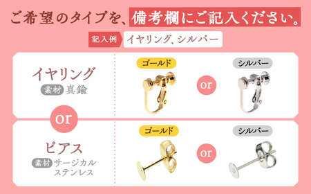 【赤mix】 一点物 ピアス/イヤリング 【sobolon】 アクセサリー レディース ハンドメイド[TFC003]