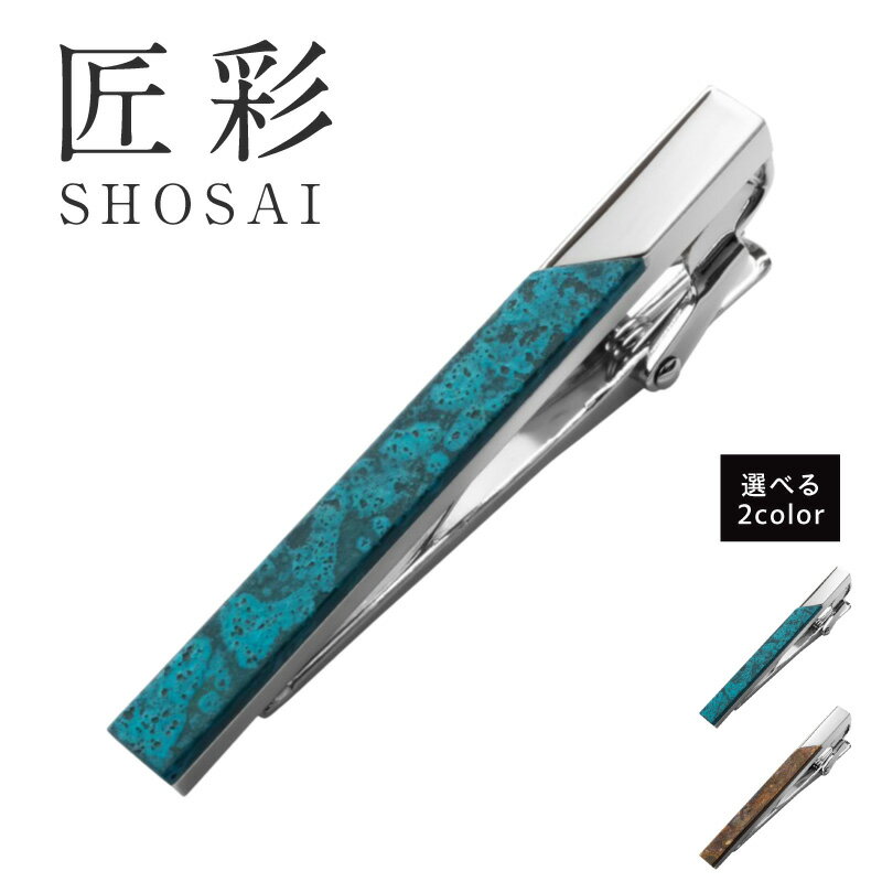 【ふるさと納税】匠彩 ネクタイピン 選べる カラー ブルー / カッパーレッド ビジネス 小物 仕事 スーツ メンズ ネクタイ ピン タバラット 手作業 伝統着色技法 日常使い 雑貨 日用品 ファッション 泉佐野市 送料無料