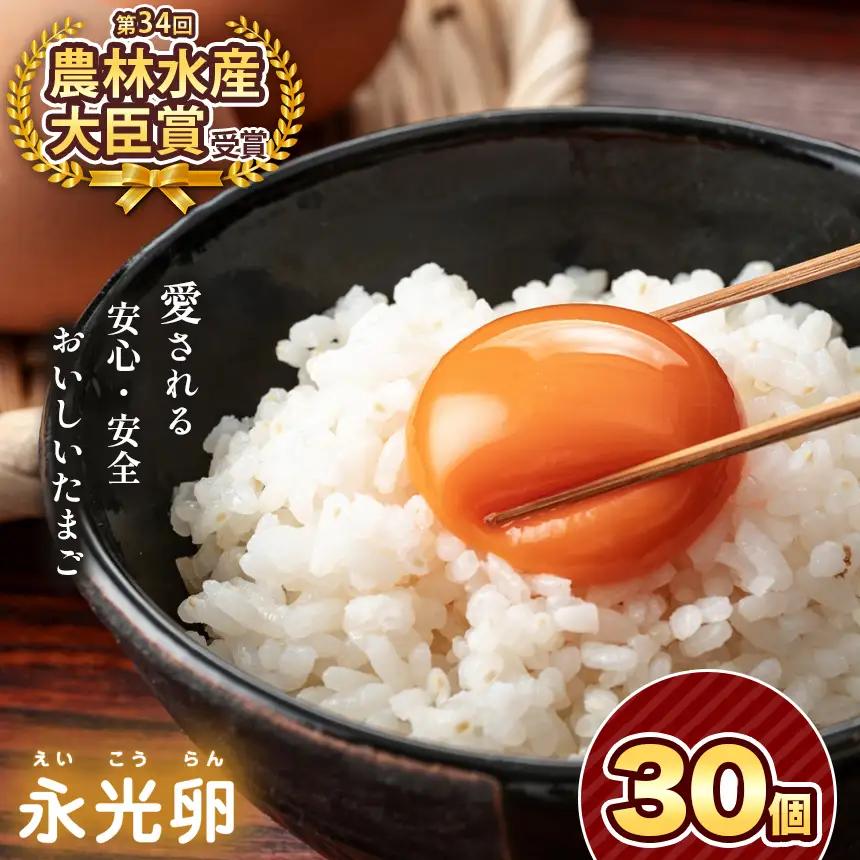 メディア紹介多数！ おいしいたまご永光卵 30個 | えいこうらん 光永ファーム 卵 たまご 君津市産 千葉 君津 きみつ 