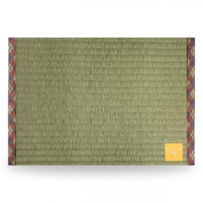 ふるさと納税 北見市 たたみ屋さんが作る　い草が香るサウナマット　ととのうでござる　アーガイル柄 |  | 01