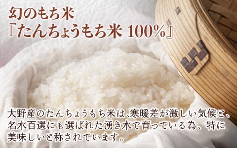 【年内配送】「杵つき白丸もち16個＋小米もち7枚のセット」 大野産たんちょうもち米使用【12月24日までの入金確認分は年内お届け】