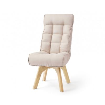 ふるさと納税 大河原町 回転ファブリックチェア FACN-K アイボリー 一人掛け アイリスオーヤマ [53753182] |  | 02