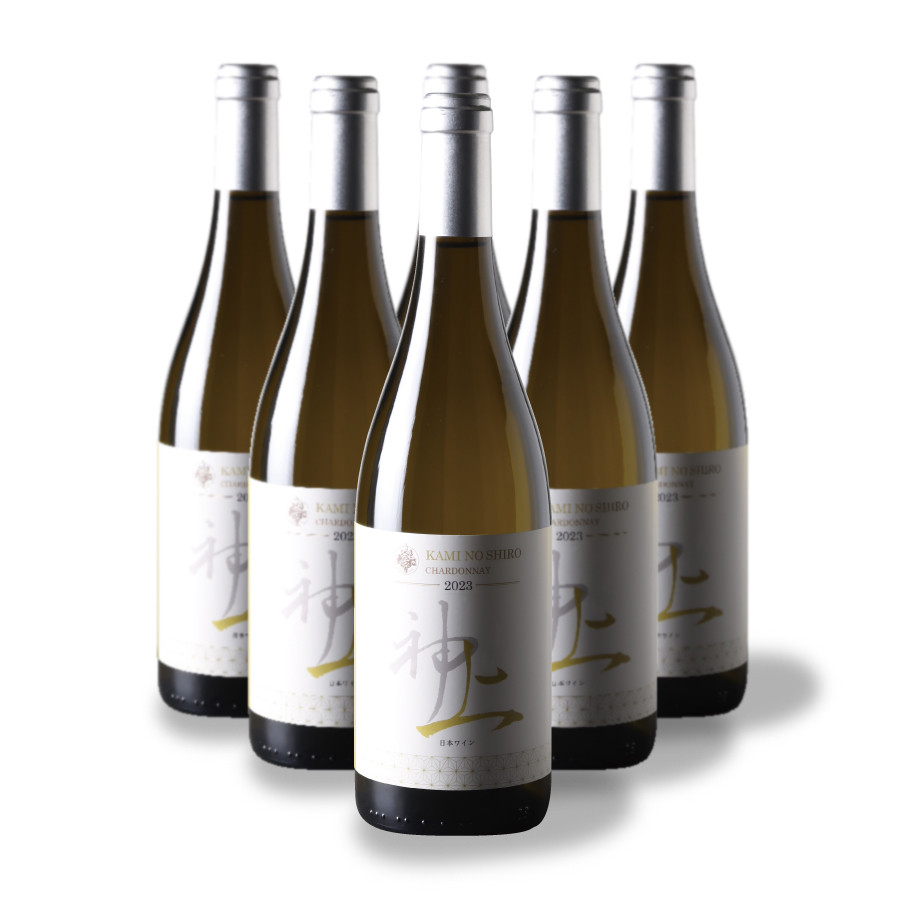 
            北海道上ノ国町 上ノ国ワイナリー「上の白 シャルドネ 2023」　750ml×6本
          