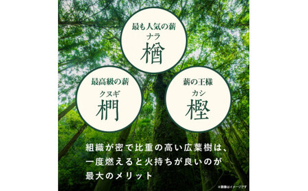 ナラ・クヌギ・カシ【乾燥薪】大割25kg×4箱