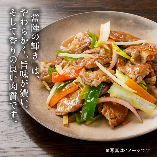 【 6カ月 定期便 】茨城県 銘柄豚 「 常陸の輝き 」 切り落とし 1kg入り ブランド豚 茨城県銘柄豚 切り落とし肉 豚丼 豚汁 冷凍 定期便 生活 定期便 生活 定期 応援 6回 6ヶ月 霜降り