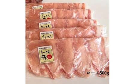 まごころ豚 しゃぶしゃぶ用豚肉セット1kg（ ロース ＆ 豚バラ ）