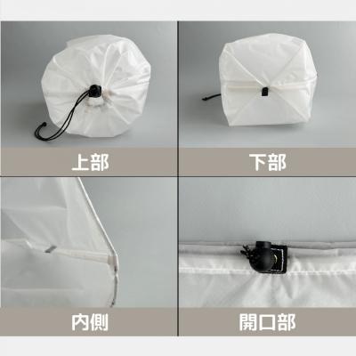 ふるさと納税 名古屋市 【L・5L・白】 大きめナイロン巾着袋　スタッフバッグ　スタッフサック |  | 03